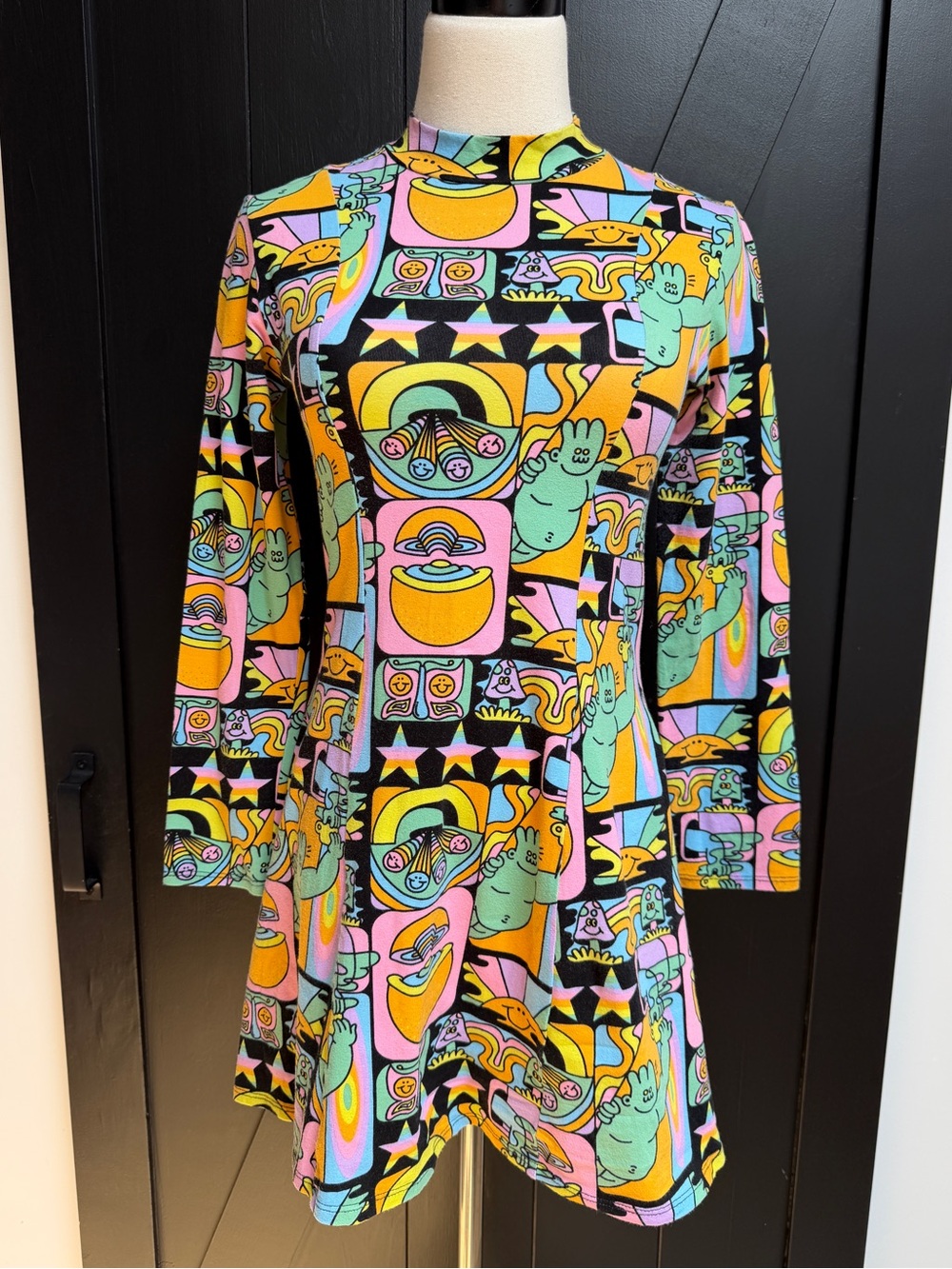 Nooworks Tonya Dress in Dreyfus Print - Size Medium – Like New